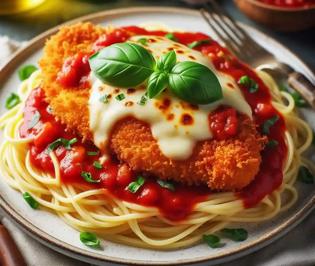 Olive Garden Chicken Parmesan Recipe: Breaded and Fried to Perfection
